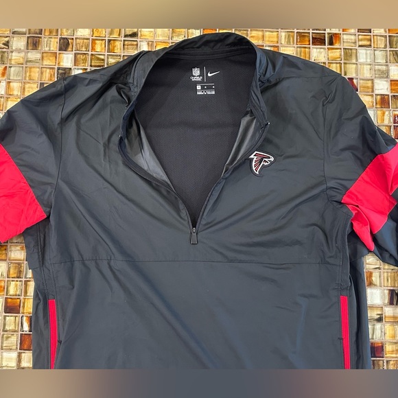 Nike NFL Onfield Apparel Atlanta Falcons Lightweight 1/4 Zip Pullover~M~Ex Cond! - Picture 10 of 15